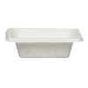 Ecoware  4" x 4" x 1.5" Bagasse Square Bowl