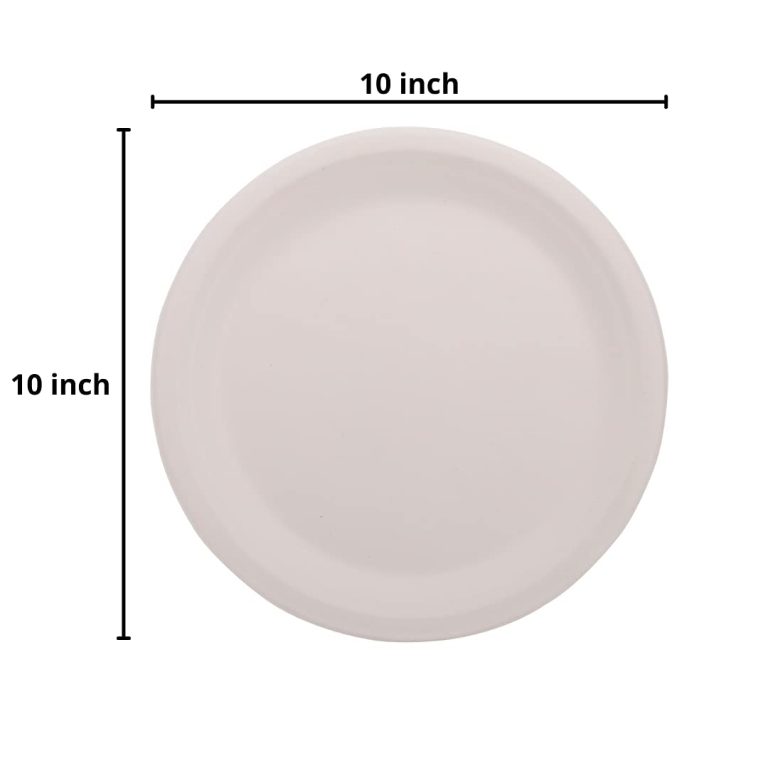 Eco Friendly Biodegradable Compostable Ecoware 10 inch Round Plate