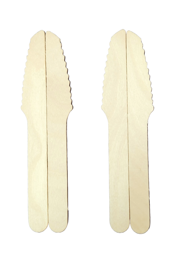 Ecoware Birch Wood Knife 16cm Eco-friendly Biodegradable Wooden Disposable